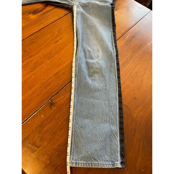 Pacsun Womens Jeans Size 24 All Cotton 90's Boyfriend Two Toned Denim Straight - Picture 10 of 10